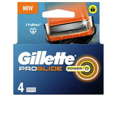 GILLETTE-FUSION PROGLIDE POWER cargador 4 recambios-DrShampoo - Perfumaria e Cosmética